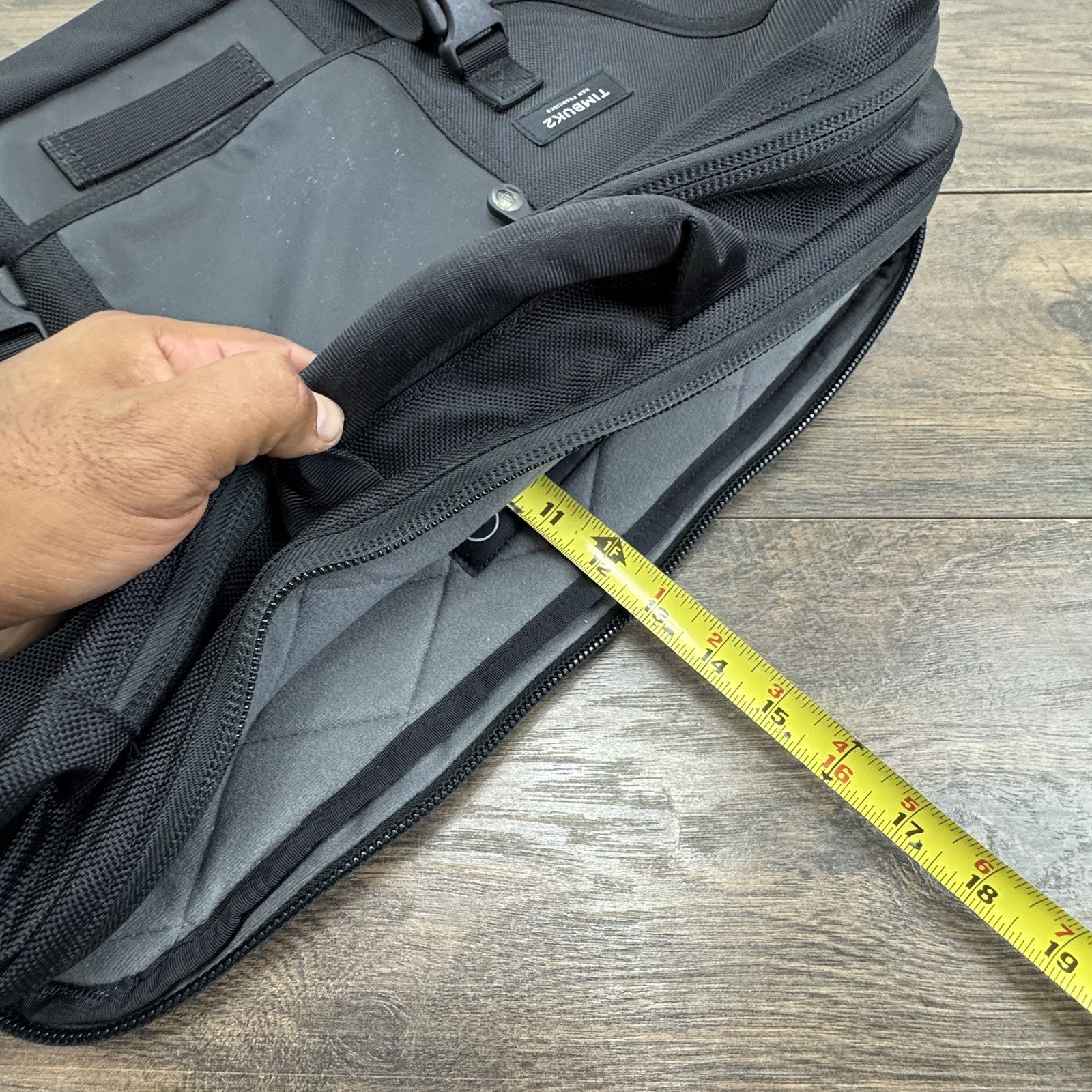 Timbuk2 x Dell Messenger Backpack Convertible 3 In 1 Black Canvas Laptop Bag