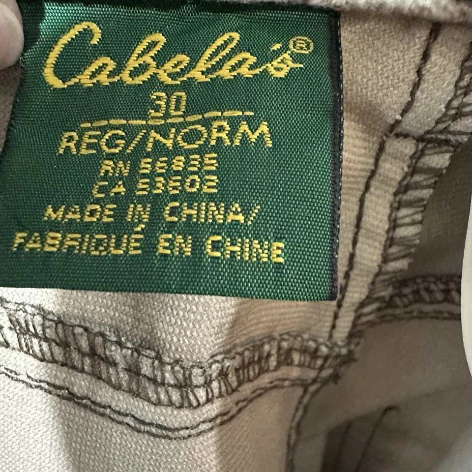 Cabelas Real Tree Men’s REG Camo Hunting Cargo Outdoor Pants Size 30 - Image 3 of 4