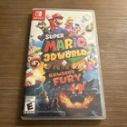 Super Mario 3d World + Bowser's Fury - Nintendo Switch CIB Tested Works