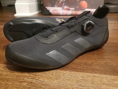 Size 11 adidas Parley x The Road BOA Black Cycling Shoes Men's