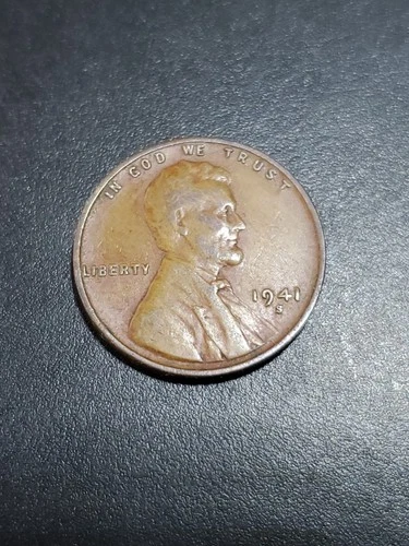 1941-S 1C RD Lincoln Cent Vf