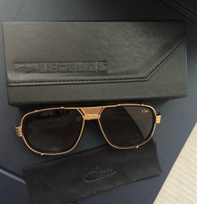 CAZAL SUNGLASSES Legends 665 Black-Gold FRAME WITH GREY GRADIENT LENSES NEW