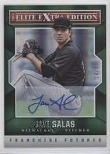 2014 Panini Elite Extra Edition 14/25 Javi Salas #20 Auto 0o6v