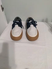 Sperry Top-Sider Soletide 2 Sneaker Mens 9 White Perforated Leather Casual Shoe