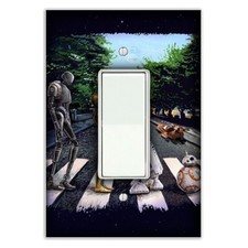 Star Wars Droid Design 2 Single Rocker Decora Light Switch Cover Wall Plate