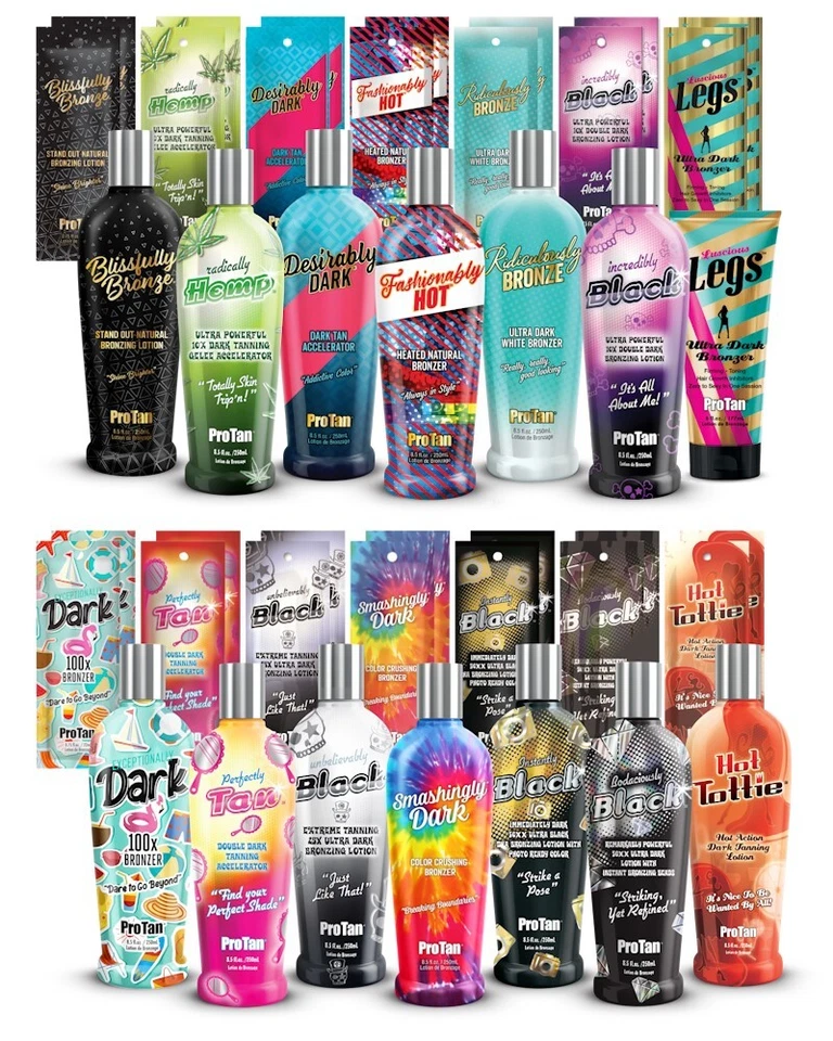 Pro Tan Saturnia Sunbed Tanning Lotion Cream ALL Bottles & Sachets BEST SELLERS