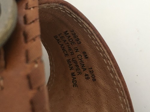 Clarks Artisan Collection Wedge Sandals Summer Shoes Gothic Tan Brown 6 M - Picture 6 of 8
