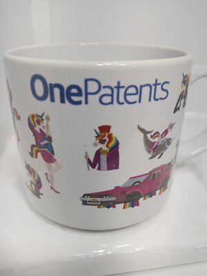 ONEPATENTS COFFEE MUG. ONEPATENTS MUG. INOVATE CREATE INVENT Deco Mug. B298