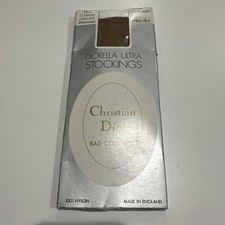Vintage Christian Dior One Size Diorella Ultra Stockings Plain Knit