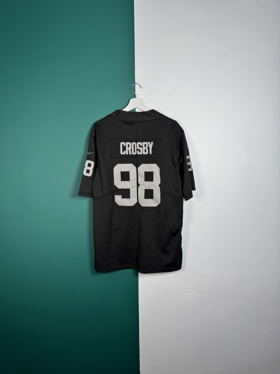 Maxx Crosby Las Vegas Raiders Black Jersey Men's S/M | eBay