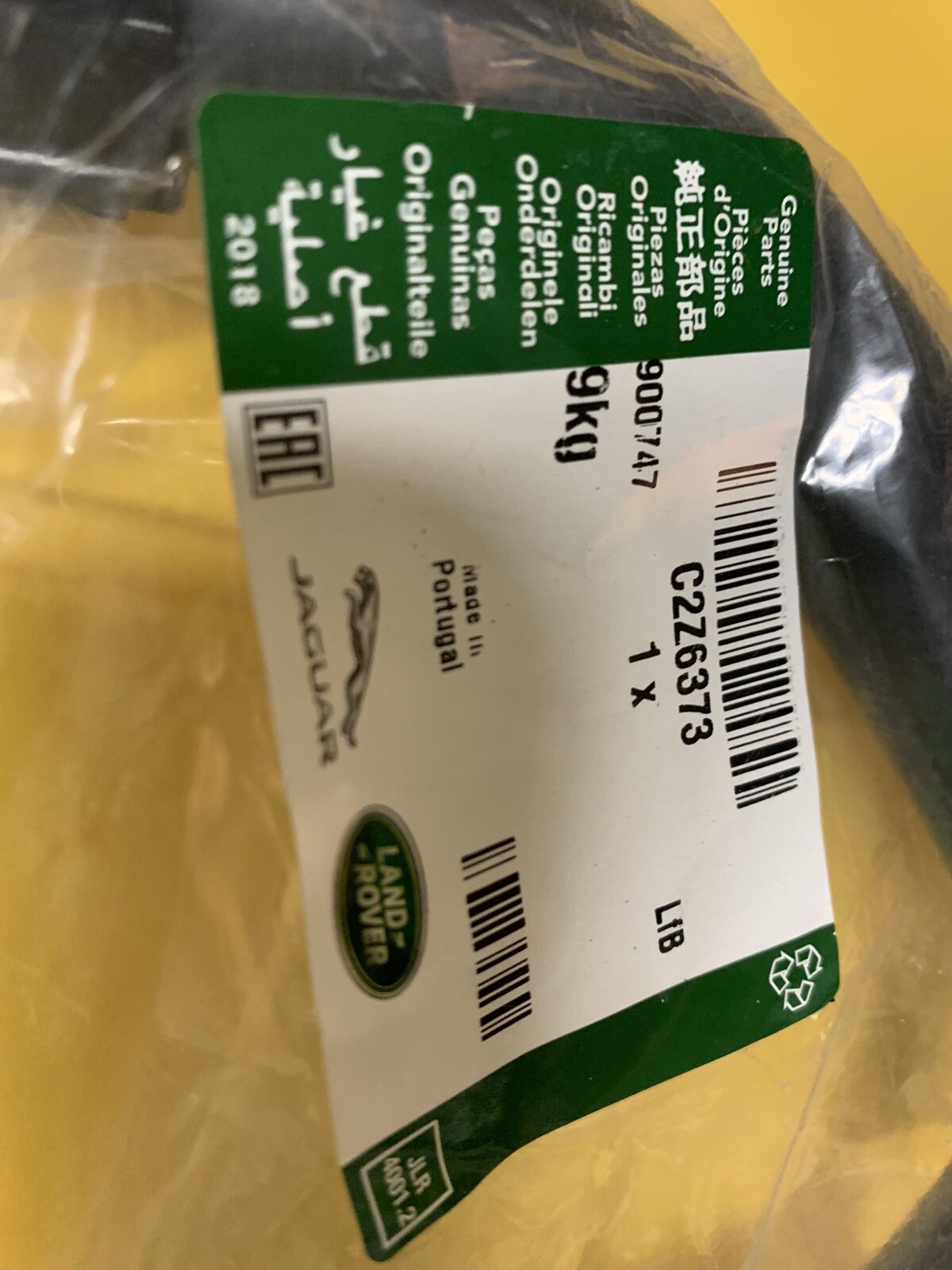 For Jaguar XF 20102015 Genuine C2Z6373 Engine Coolant Hose eBay