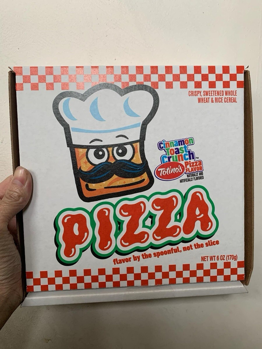 Cinnamon Toast Crunch Totino's Pizza Flavored Cereal 6Oz Bag LE