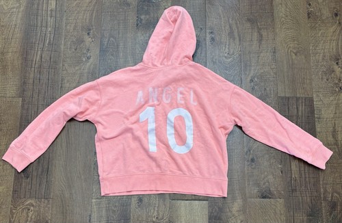 Victorias Secret Hoodie logo Angel 10 Size Large Women Teen - Picture 5 of 6