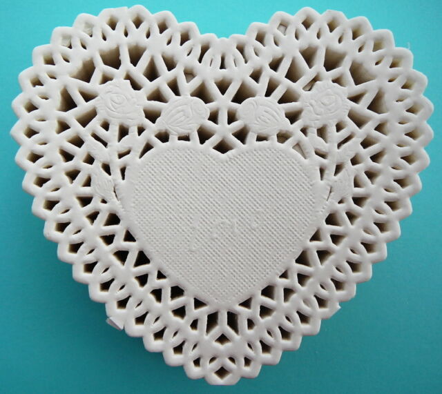 Paper Doilies White Heart 15.5cm Pk 20 Great for Cardmaking Crafts Catering etc