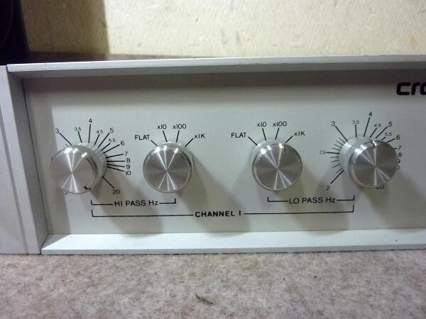 CROWN VFX2A Stereo Crossover 2 Channel 2 Way Vintage Confirmed