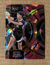 2024 Panini Select WNBA Sydney Colson Pink Ice Prizm Premier #148 Las Vegas Aces