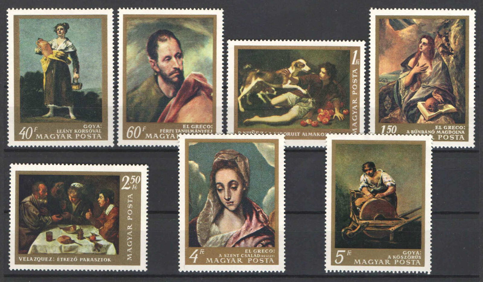 Hungary 1968. Paintings IV. set MNH (**) Mi: 2409-2415 / 5.50 EUR | eBay