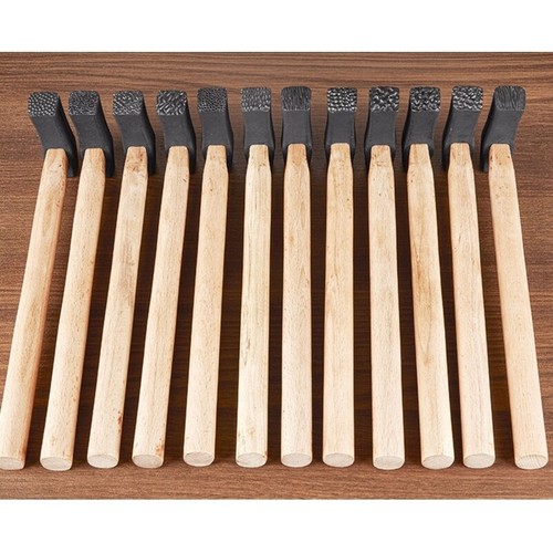 Metal Texturing Hammer DIY Jewelry Making Tool Square Head with Handle - Picture 4 of 19