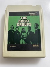 70  s Vintage 8-Track Cassette Tape  The Great Groups Hits