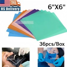 Dental Endodontic Rubber Dam Natural Latex Medium Gauge 6"x6" 36 Sheets