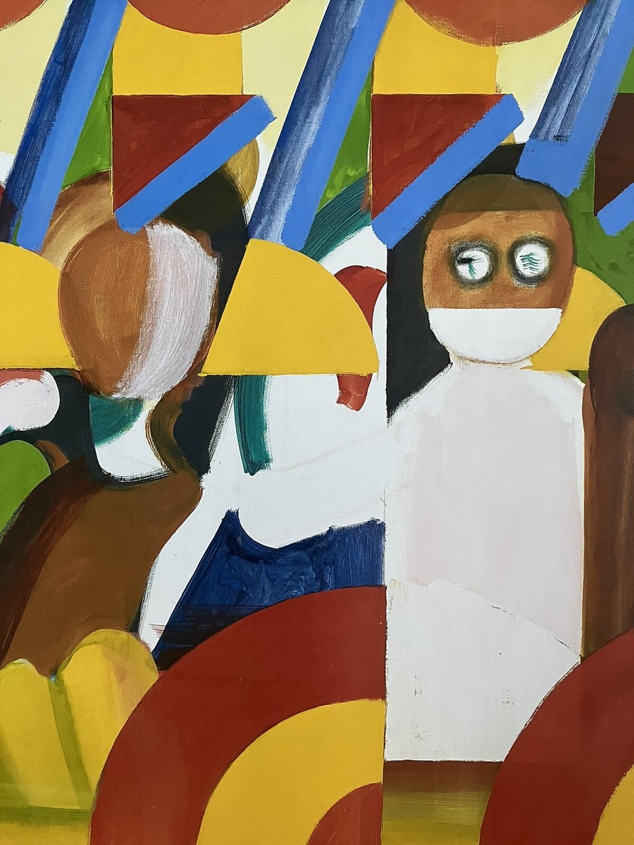 ハワード・ホジキン【Absent Friends】Howard Hodgkin HOWARD HODGKIN, 'ABSENT FRIENDS' lithographic exhibition poster