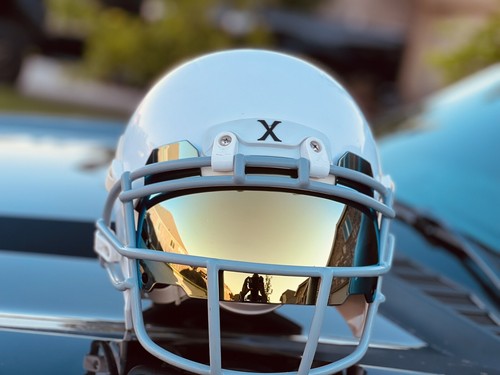 Gold Scoop Football Helmet Visor | eBay