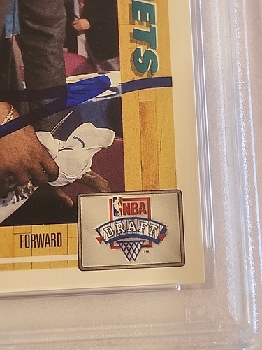 Larry Johnson Autographed Hand Signed on Card 1991-92 Upper Deck #2 Rookie - PSA - Picture 3 of 15