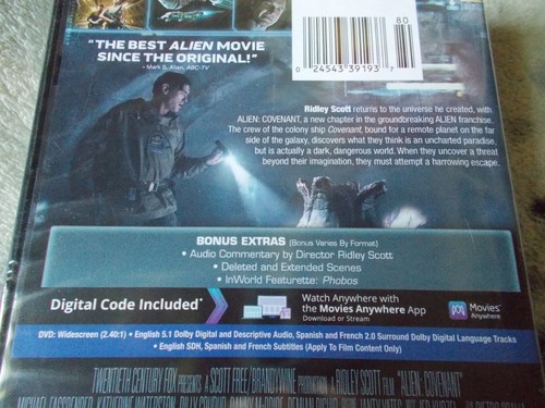 3 Blu-ray, 4 DVD, & 7 Code LOT, 1 NEW, John Wick 1, 2, 3, Alien, Jaws, Rambo 4, - Picture 9 of 24