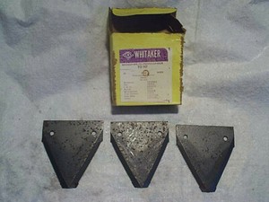 BOX WHITAKER HAY CUTTING UNDERSERRATED SECTION BLADE PARTS,binders,oliver,kosh