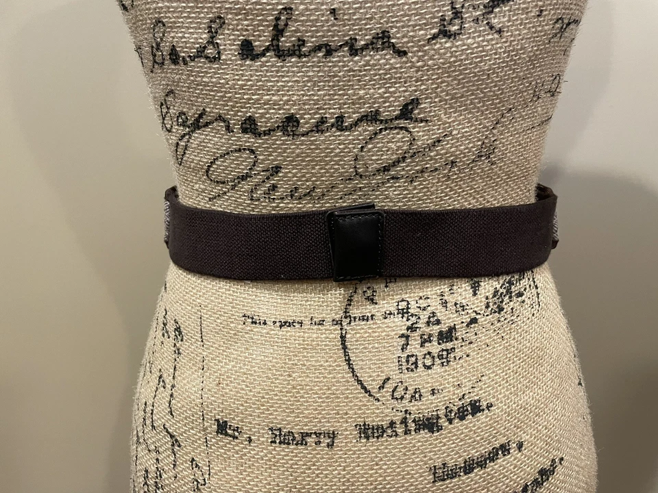 Nuevo cinturón Anthropologie sarga estrás pequeño B-1340 Foto 3 de 3