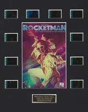 Auténtica celda de película de película de 35 mm Rocketman (2019) pantalla mate de 8x10 - con certificado de autenticidad