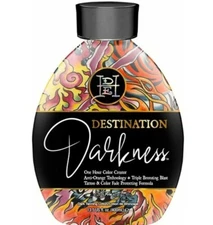 ED HARDY DESTINATION DARKNESS BRONZER TANNING LOTION 13.5 oz
