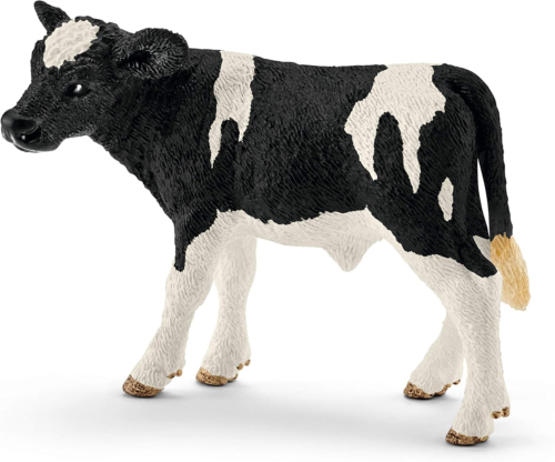 Farm World, Farm Animal Toys for Kids and Toddlers, Black and White Baby Holstei
