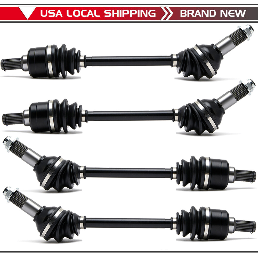 For 2009-2013 Yamaha Grizzly 700 550 4 Pcs CV Joint Axles Rear