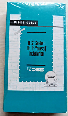 DSS System Do It Yourself Installation Video Guide VHS Digital Satellite System