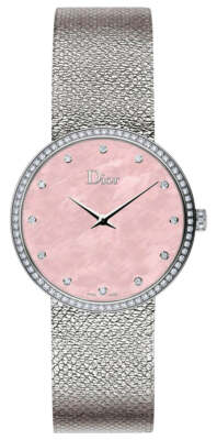 稀少 Dior(ディオール) La D De Diamond Dior Ladies Watch Dior La D De Dior Quartz Diamond Green Dial Ladies Watch