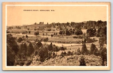 VINTAGE POSTCARD OLD ANTIQUE KRAMER'S POINT RIVER LANDSCAPE KEWAUNEE WISCONSIN