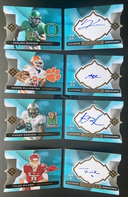 2013 LOT OF 4 RC AUTOS - KENJON BARNER ANDRE ELLINGTON AARON DOBSON TYLER WILSON