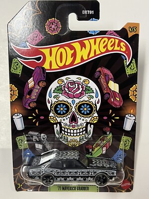 2023 Hot Wheels Halloween Day of the Dead '71 Maverick Grabber Die-cast Car #4/5