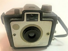 Brownie Holiday Flash Camera w/Strap/Cord-Vintage Kodak-Not Tested CT 