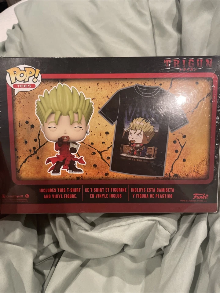 Pop! (2023) Tees TRIGUN: (1) Small T-Shirt & VASH Pop Vinyl Figure #BSP20230531 - Image 4 of 4