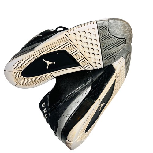 AIR JORDAN FLIGHT 23 NIKE Leather Sneaker Size 7 Youth Black White 317821-011 - Picture 9 of 9