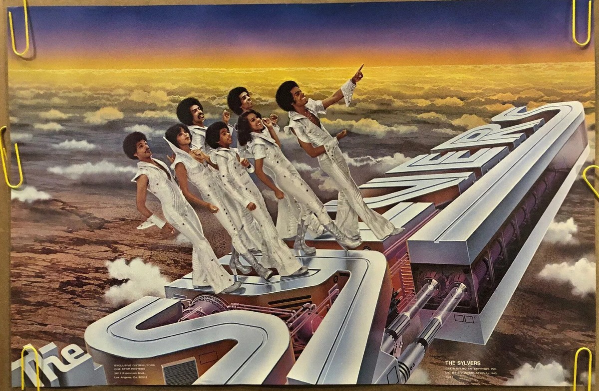 Original Vintage Poster The Sylvers Music Memorabilia R & B Pin Up