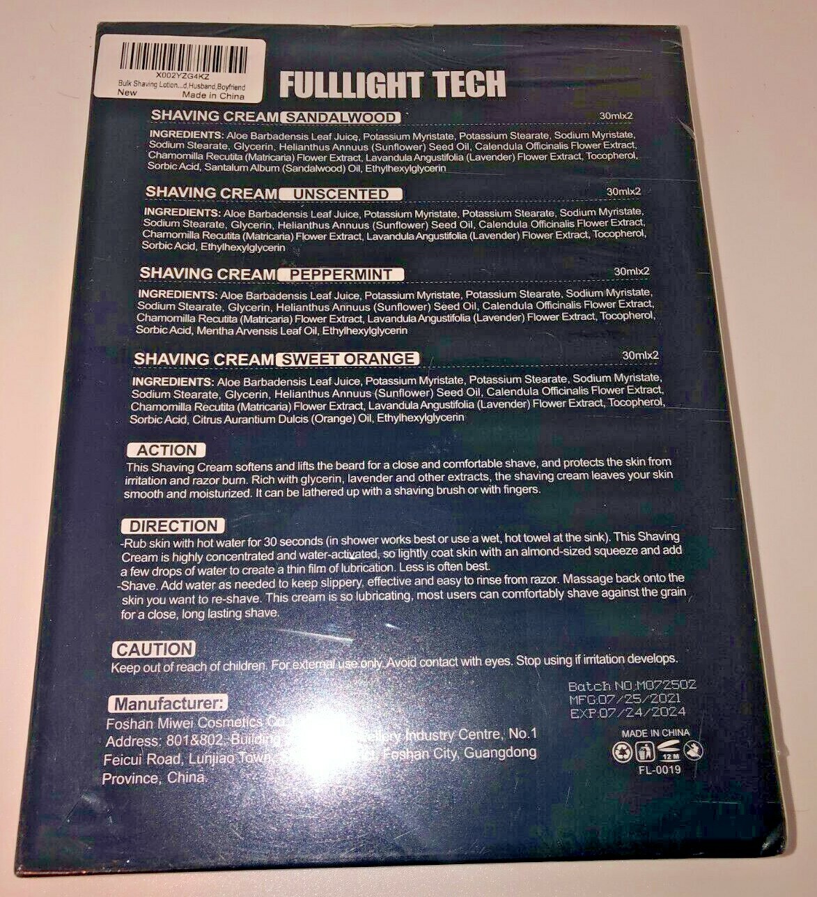 Fulllight Tech Shaving Cream Kit For Men Beards