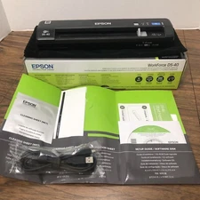 Epson WorkForce DS-40 Wireless Portable Color Document Scanner Battery Powered