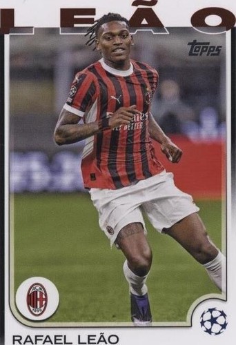 Rafael Leao AUTO 26/50 2024-25 ToppsFinest UEFAClubCompetitons