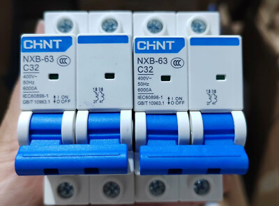 CHNT NXB series circuit breaker NXB-63 C6-63 NXB-125 C80-125 2P | eBay