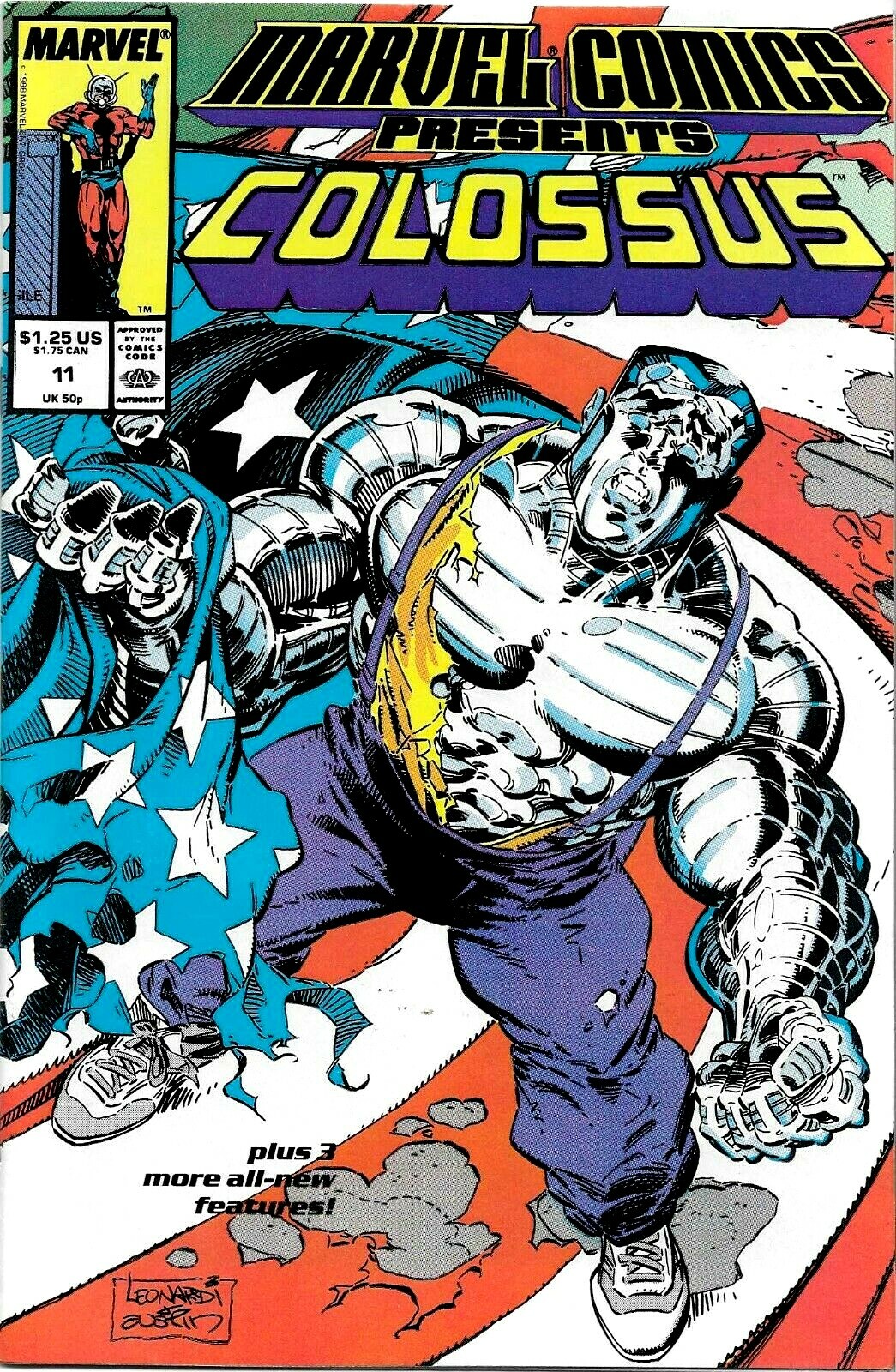 MARVEL COMICS PRESENTS #11 (VOL 1) COLOSSUS MARVEL / JAN 1989 / V/G 1ST PRINT