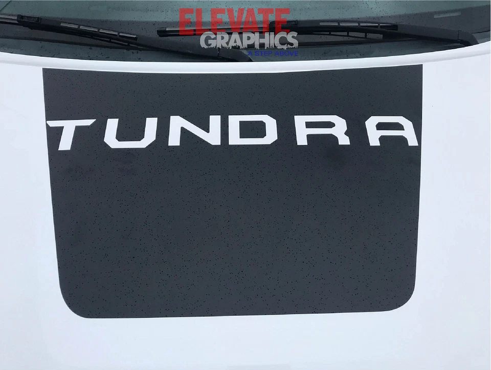 Calcomanías para Toyota Tundra capó central rayas vinilo gráficos pegatinas 2014-2021 Foto 3 de 4