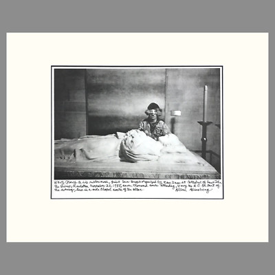 Wavy Gravy, St. John the Divine, NYC, 1988 - Allen Ginsberg Photo - Matted Print